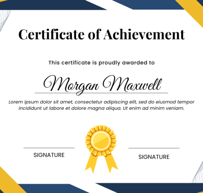 certificate design kuwait