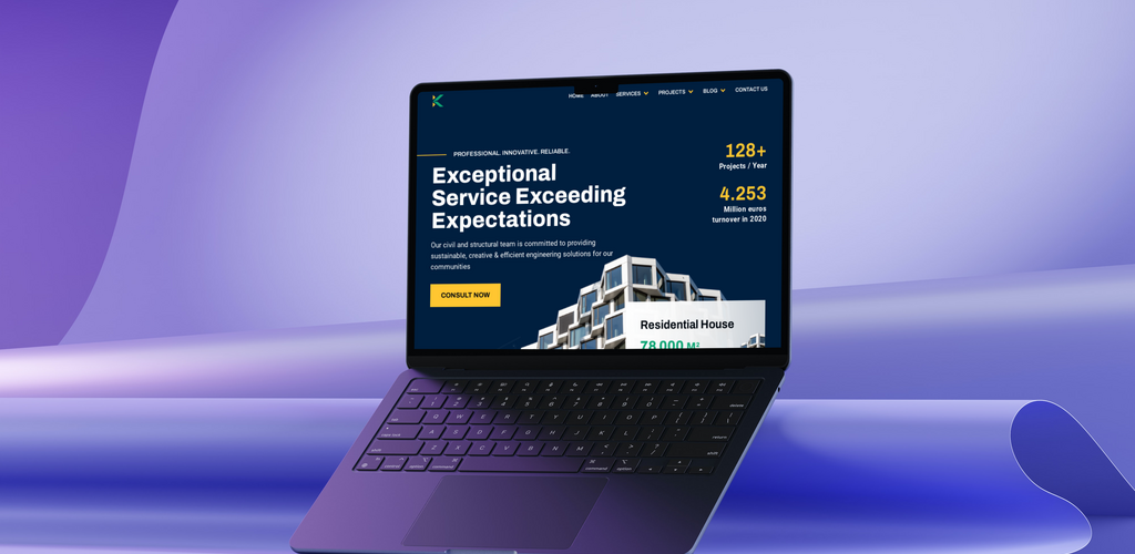 construction web design kuwait