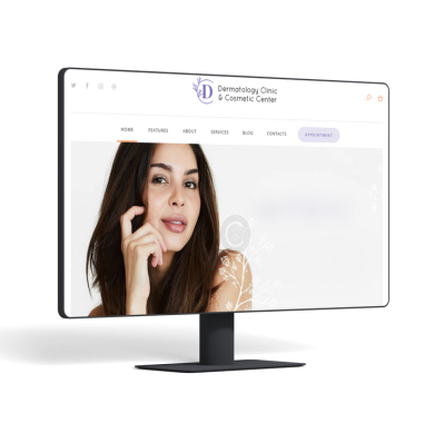 dermatology clinic web design