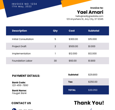invoice design kuwait