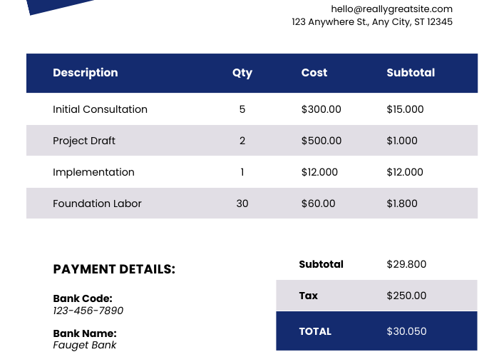 invoice design kuwait