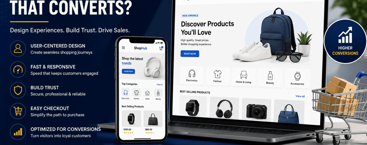 how do i design an ecommerce website that converts