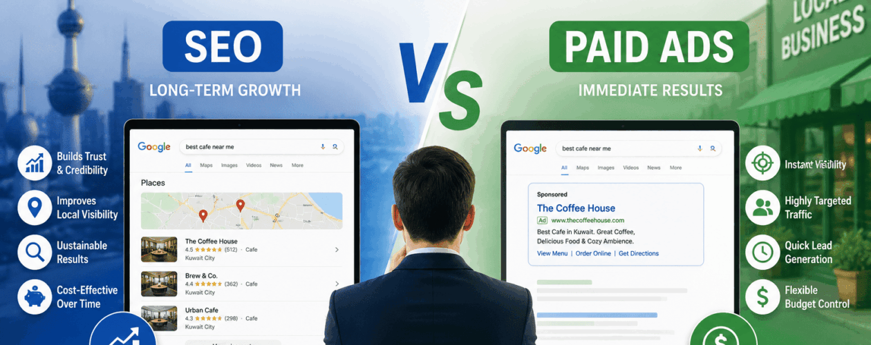 should i invest in seo or paid ads for my local business